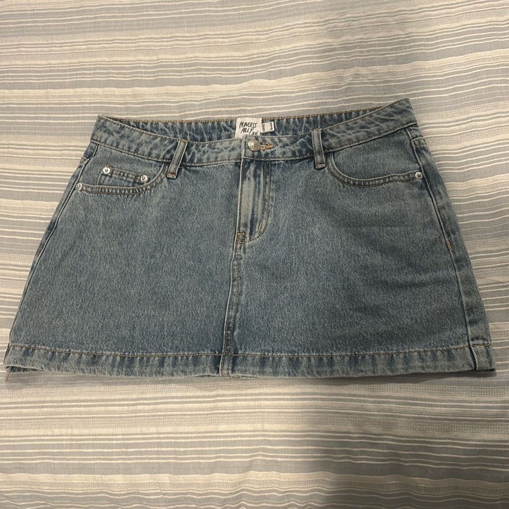 Princess Polly denim mini skirt